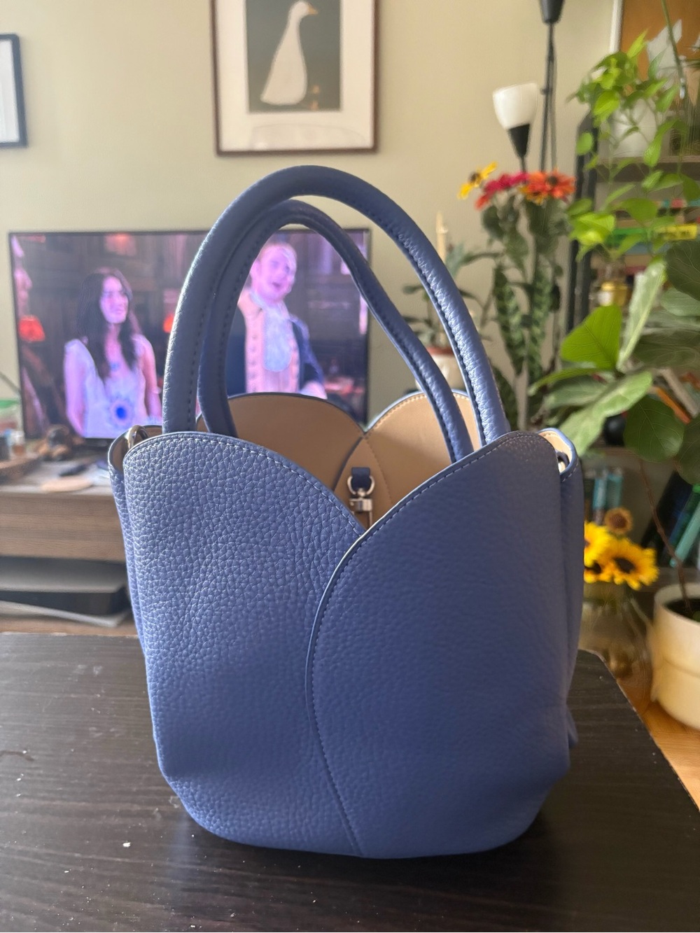 Melie Bianco Tulip Top - Handle Crossbody Tote